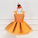 Herrnalise Toddler Kids Girls Halloween Fashion Cute Solid Color Mesh Hollow Out Princess Dress Headdress Suit