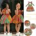 Herrnalise Toddler Baby Girls Summer Bohemian Style Sleeveless Lace-up Halter Dress