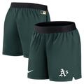 Women's Nike Green Oakland Athletics Authentic Collection Team Performance Shorts