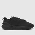 adidas avryn trainers in black & grey