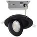 Satco 11842 - 9WLED/GBL/4/CCT/RND/BLK LED Recessed Can Retrofit Kit with 4 Inch Recessed Housing