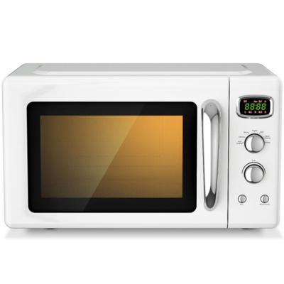 0.9 Cu Ft Microwave Oven with 360 Degree Rotating Glass Turntable and 5 Cooking Modes Child Safety Lock - 19.5" x 14" x 11"