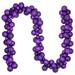 6' Purple 3-Finish Shatterproof Ball Christmas Garland