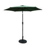 Outdoor Aluminum Patio Umbrella with 42 pounds Round Resin Umbrella Base