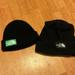 The North Face Accessories | (2) North Face Beanies - One Size | Color: Green/Red | Size: Os