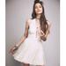 Free People Dresses | Free People Candy's Halter Mini Dress In Cream Size 4 | Color: Cream | Size: 4