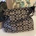 Coach Bags | Authentic Gray And Black Over The Shoulder Coach Purse | Color: Black/Gray | Size: Os