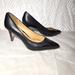 Coach Shoes | Coach “Waverly” Beadchain Black Pumps Heels | Color: Black | Size: 8