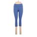 Reebok Active Pants - Low Rise: Blue Activewear - Women's Size Medium