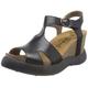 Fly London Women's GOVA962FLY Sandal, Black, 7 UK