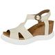 Fly London Women's GOVA962FLY Sandal, OFFWHITE, 8 UK