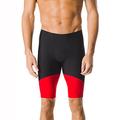 Speedo Men's Spark Splice Jammer Swimsuit, Black/Red Spark, 38 UK