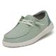 Hey Dude Women's Wendy Woven Moc Toe Shoes, Mint, 6 UK