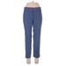 Banana Republic Casual Pants - High Rise Straight Leg Boyfriend: Blue Bottoms - Women's Size 6