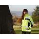 Equisafety POLITE Lightweight Waterproof Hi Vis Jacket Yellow - Medium