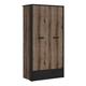 Armoire 2 portes 1 tiroir naturel