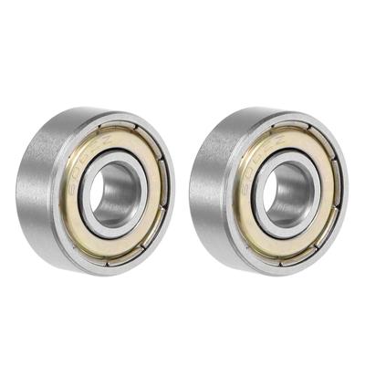 606ZZ Deep Groove Ball Bearing 6x17x6mm Double Shielded Chrome Bearings 2pcs - 2 Pack - 606ZZ (6*17*6)