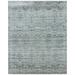 Gray 168 x 120 x 0.25 in Area Rug - Bokara Rug Co, Inc. High-Quality Hand-Knotted Silver/Area Rug Viscose/Wool | 168 H x 120 W x 0.25 D in | Wayfair