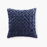 Croscill Polyester Throw Square Pillow Cover & Insert Down/Feather/Polyester in Blue/Navy | 20 H x 20 W x 5 D in | Wayfair CCL30-0035