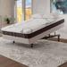 Ergo-Pedic 15" Massaging Zero Gravity Adjustable Bed w/ Wireless Remote | 15 H x 38 W x 80 D in | Wayfair TB3-TXL