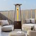 Paragon-Outdoor Inferno 42,000 BTU Propane Standing Patio Heater in Brown | 72.5 H x 24.8 W x 24.8 D in | Wayfair OH-BZ42-6M