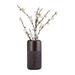 Sagebrook Home Ceramic Vase - Contemporary Grooved Design Vase - Decorative Table Accent for Home or Office | 10 H x 5 W x 5 D in | Wayfair