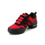 Ymiytan Womens Dancing Sneakers Breathable Walking Jazz Dance Shoes Modern Casual Shoes Black Red Style B 8.5