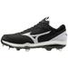 Mizuno Mizuno Sweep 5 Low Women s Metal Softball Cleat Size 12 Black-White (9000)