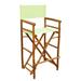 Breakwater Bay Wyton High Director Folding Patio Dining Chair Wood in Brown | 47.24 H x 22.8 W x 18.9 D in | Wayfair