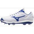 Mizuno Mizuno Sweep 5 Low Women s Metal Softball Cleat Size 12 White-Royal (0052)