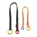 2x Arborist Friction Saver Loop Gear Equipment Retrievable Anchor Lightweight Tree Climbing Cambium Saver for Rock Climbing Exploring Hiking Black 120cm Orange 90cm