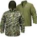 Paramount Outdoors EHG Elite Engineered Hunting Gear Sierra All Season 3-N-1 Waterproof Mossy Oak Treestand Camo Jacket with Removable Insulated Liner Jacket