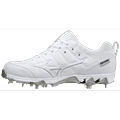 Mizuno 9-SpikeÂ® Ambition 2 Low Men s Metal Baseball Cleat Size 12 White (0000)