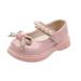 Toddler Shoes Pearl Bow Tie Hook Loop Princess Shoes Dance Shoes Sandals