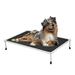 Tucker Murphy Pet™ Tucker Murphy Elevated Bed Chewproof Cooling Raised Dog Cots Beds, Outdoor Frame Pet Training Platform in Black | Wayfair