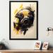 Red Barrel Studio® Football Player Helmet I - Print on Canvas Metal in Black/Yellow | 32 H x 16 W in | Wayfair 097B33B3566B4DCFB9E4BBF0A9A1BABD