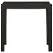 Latitude Run® Dining Table Plastic in Black | 31.1 H x 28.3 W x 28.3 D in | Outdoor Dining | Wayfair 03A352AB14924BF0B876FE51F68F130F