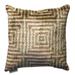 Canvello Handmade Decorative Throw Pillow w/ Down-Filled Cushion - 16"X16" In Silk/Down/Feather/Velvet | 16 H x 16 W x 3 D in | Wayfair 44SN