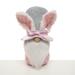 The Holiday Aisle® BUNNY FACE GNOME PINK/WHITE/GREY 4"X8", Wood | 8 H x 4 W x 4 D in | Wayfair 20E44A4C1761416ABE7EAEA2493C62DF