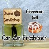 Cinnamon Roll Wax Car Air Freshener