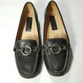 Coach Shoes | Coach Edy Slip On Leather Loafers Size 7m | Color: Black | Size: 7