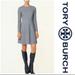 Tory Burch Dresses | Like New Tory Burch Crew Neck Mini Dress | Color: Blue/White | Size: M