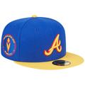 Men's New Era Royal/Yellow Atlanta Braves Empire 59FIFTY Fitted Hat