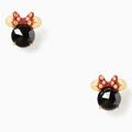 Kate Spade Jewelry | Disney X Kate Spade New York Minnie Studs | Color: Gold/Tan | Size: Os