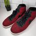 Nike Shoes | Nike Air Force 1 Ultra Flyknit Mid - Men’s Sz 11 - University Red Black | Color: Red | Size: 11.5