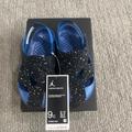 Nike Shoes | Nike Toddler Jordan Flare Sandal Blue Black Velcro Size 9c Ci7850 404 New In Box | Color: Black/Blue | Size: 9b