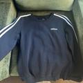 Adidas Tops | Adidas Black Sweatshirt | Color: Black/White | Size: M