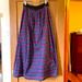 Anthropologie Skirts | Anthropologie Structured Maxi Skirt | Color: Blue/Purple | Size: L