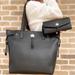 Kate Spade Bags | Kate Spade Marti Large Top Zip Tote Shoulder Bag Black Leather + Wallet | Color: Black | Size: Os