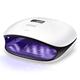 SUNUV UV Led Nail Lamp, 48W UV Nail Dryer SUN4 for Shellac Manicure Gel with 4 Timers, LCD Display, Sensor and Double Speed Drying